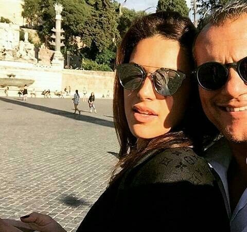 Desirèe con l'ex fidanzato Leonardo