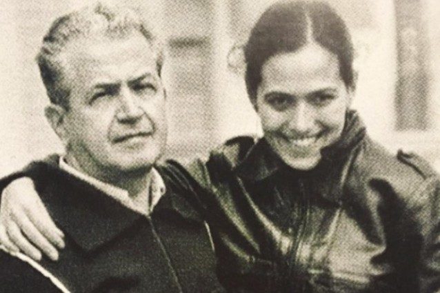 Barbara D'Urso con il padre Rodolfo