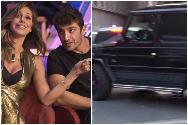 Il parcheggio selvaggio di Iannone e Belen, il pilota blocca la strada con il suo suv