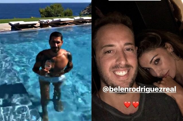 Belen Rodriguez alla festa di compleanno di Marco Borriello, la foto che la "smaschera"