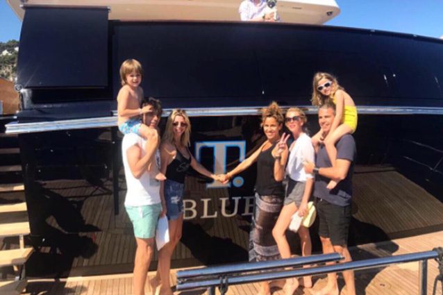 La famiglia allargata di Alessia Marcuzzi.