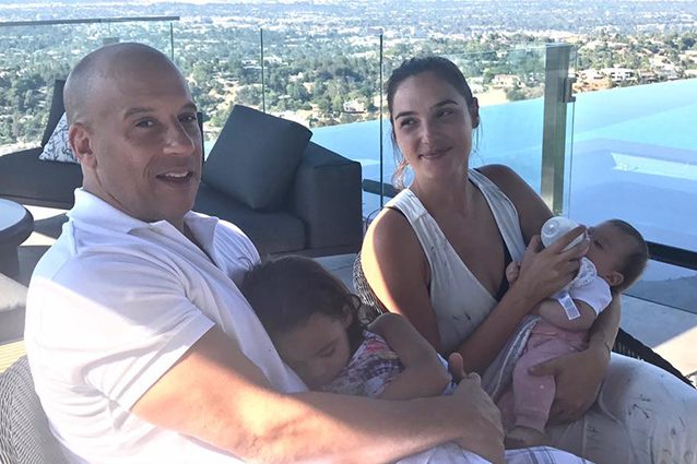 Vin Diesel e Gal Gadot in versione genitori.