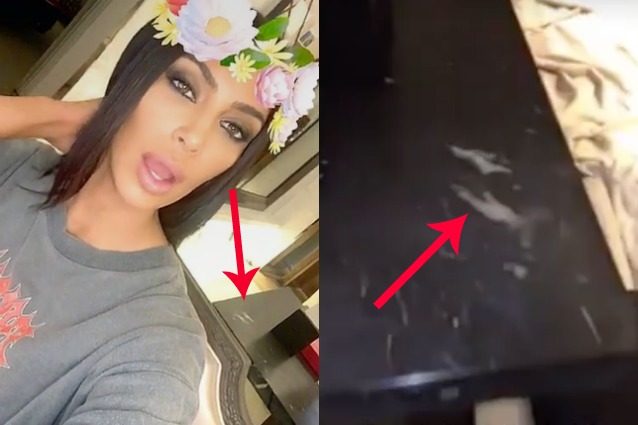 Kim Kardashian non ha la cocaina sul tavolo Kim Kardashian non ha la cocaina sul tavolo
