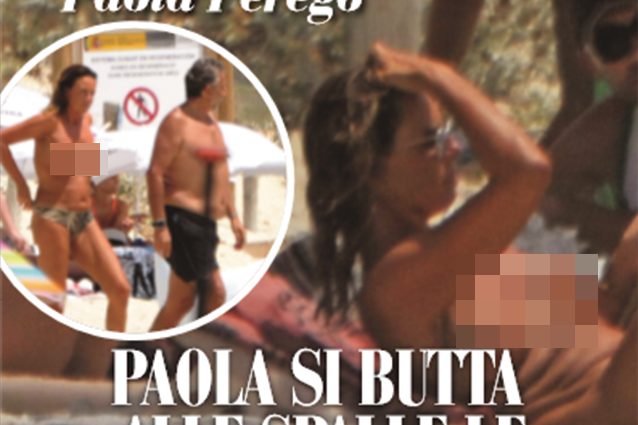 Paola Perego dimentica le polemiche su "Parliamone sabato" con un topless d'altri tempi