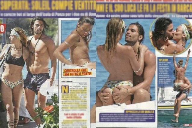Nessuna crisi tra Luca Onestini e Soleil Sorgè: vacanza hot tra baci, topless e carezze piccanti