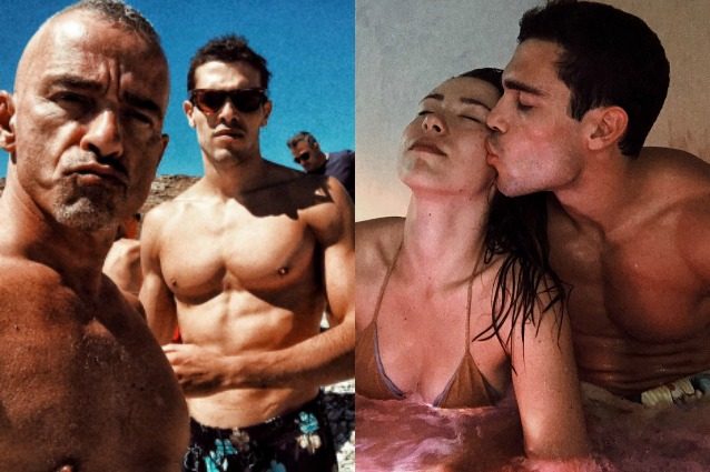 Goffredo Cerza vicino a papà Eros, la storia con Aurora Ramazzotti si fa davvero seria