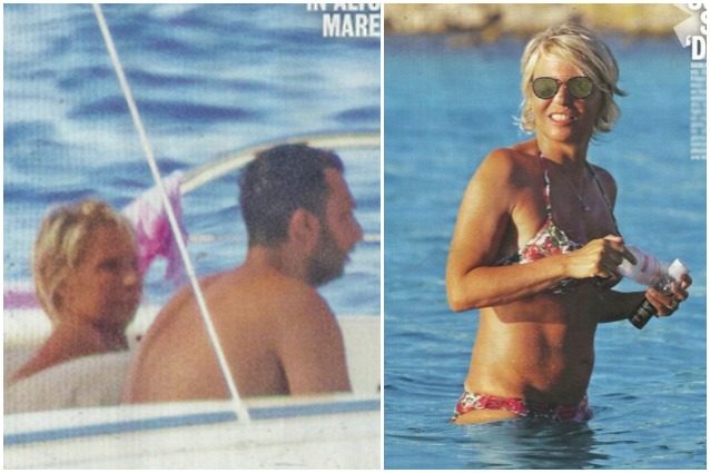 Maria De Filippi si gode l'estate in yacht, con lei c'è il figlio Gabriele Costanzo