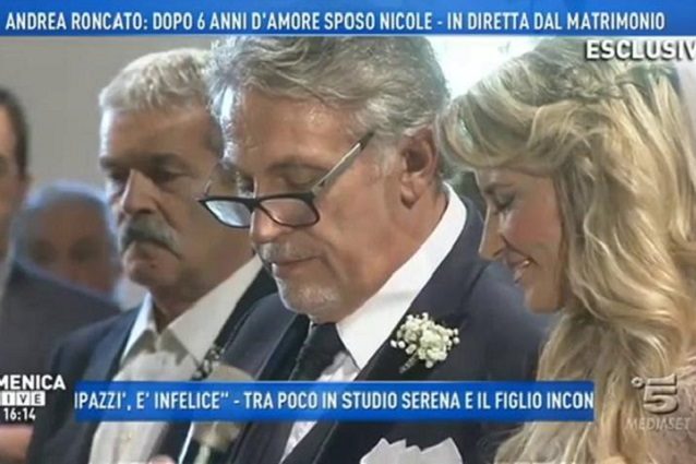 Andrea Roncato sposo a 70 anni: nozze in diretta con Nicole Moscariello Andrea Roncato sposo a 70 anni: nozze in diretta con Nicole Moscariello
