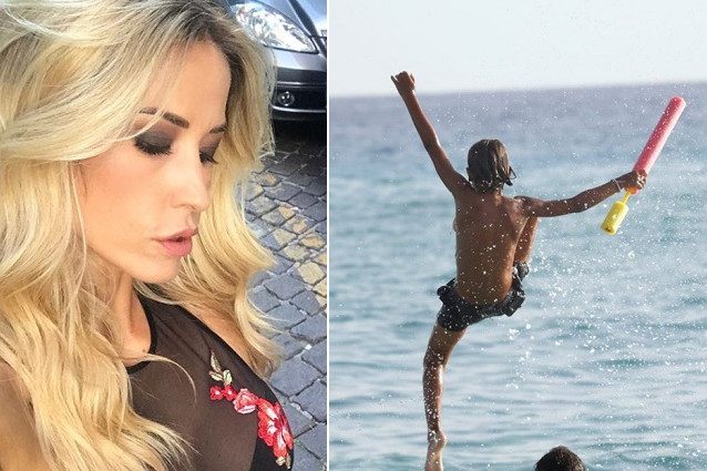 Elena Santarelli annuncia la brutta malattia del figlio Elena Santarelli annuncia la brutta malattia del figlio