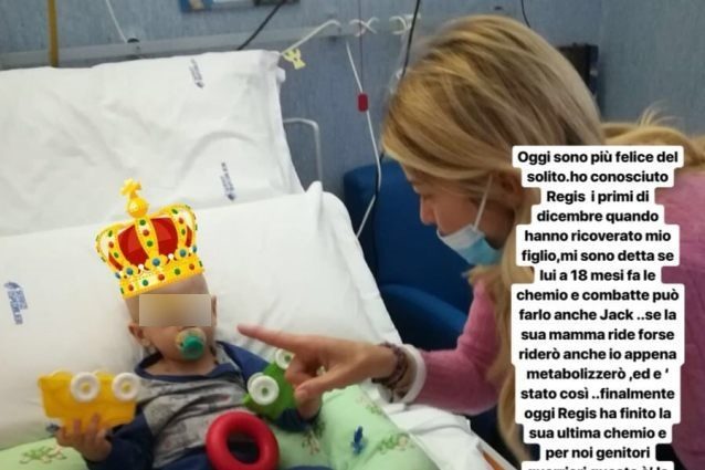 Elena Santarelli ottimista per la guarigione del figlio: 'Devo solo avere pazienza' Elena Santarelli ottimista per la guarigione del figlio: 'Devo solo avere pazienza'