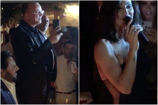 Parata di vip alle nozze Salzano - Zaggia: Anna Tatangelo e Gigi D'Alessio tornano a cantare insieme