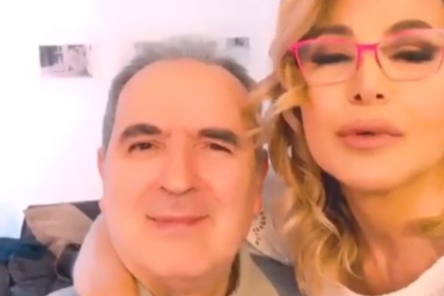 Barbara D’Urso e Lamberto Sposini: