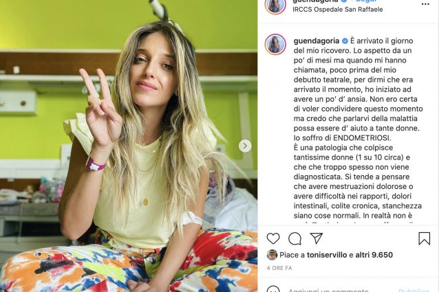 Guenda Goria ricoverata per endometriosi: “Parlarne può essere d’aiuto a tante donne” Guenda Goria ricoverata per endometriosi: “Parlarne può essere d’aiuto a tante donne”