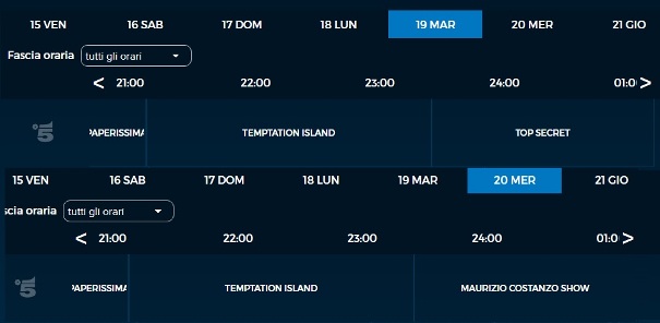 La terza e quarta puntata di "Temptation Island" in onda il 19 e 20 luglio