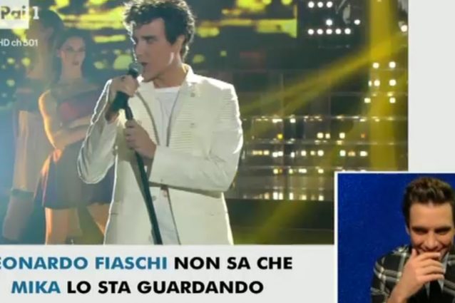 Leonardo Fiaschi canta "Grace Kelly", il vero Mika entra in studio