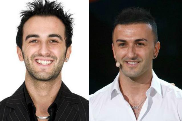 A sinistra Fabio Orlando nel 2008, a destra Fabio Orlando oggi