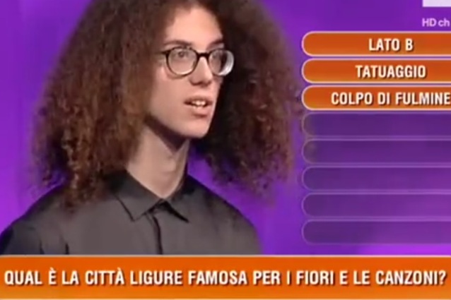 "La città ligure famosa per fiori e canzoni è Genova": la gaffe memorabile a L'Eredità