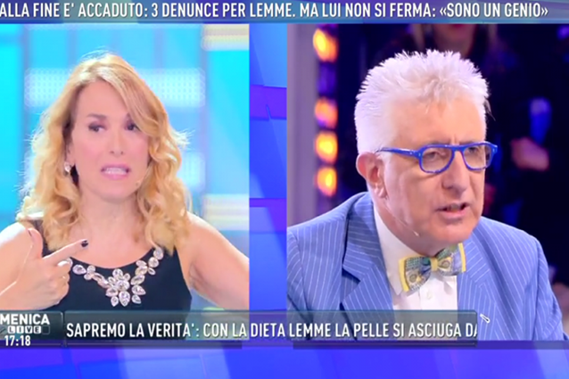 Barbara D’Urso minaccia Lemme: “Non ti invito più, non dire che guarisci dalle malattie”