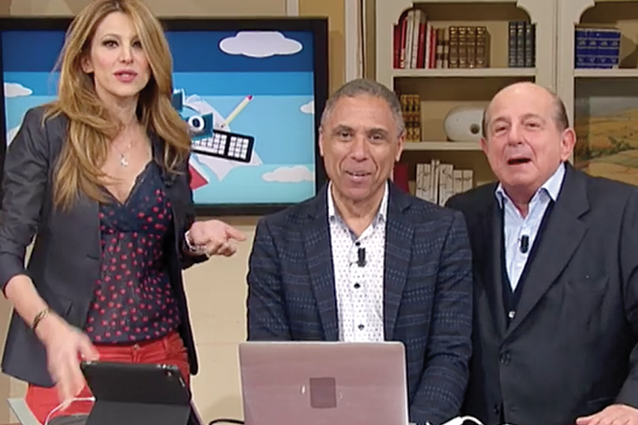 Giancarlo Magalli manda a quel paese Adriana Volpe in diretta: "Ma che rompipalle che sei..."