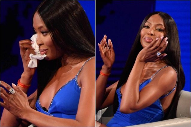 Naomi Campbell in lacrime in tv: "Gianni Versace e Franca Sozzani mi mancano molto"