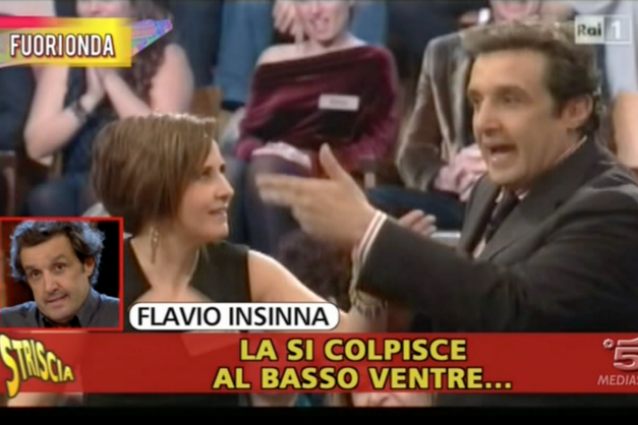 "Vergognati, sei una nullità": bufera su Flavio Insinna dopo il servizio di 'Striscia la notizia'
