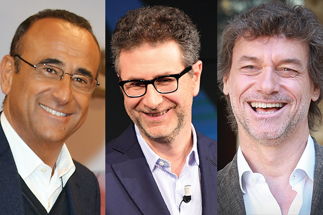 Carlo Conti, Fabio Fazio e Alberto Angela: ecco gli uomini dell’autunno Rai 2017