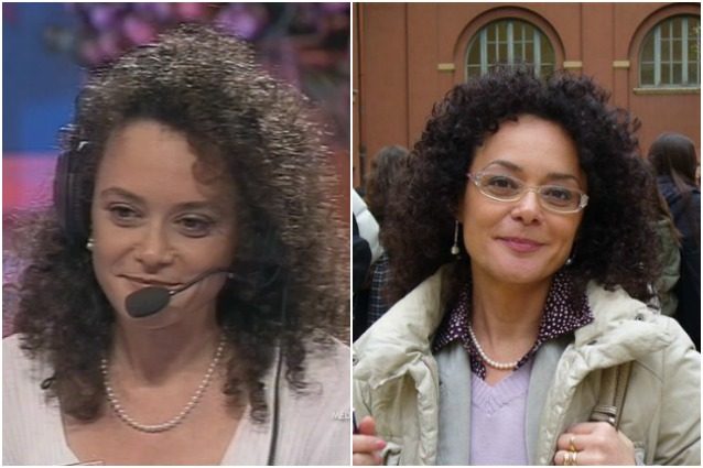 La Professora di "Sarabanda" ieri e oggi.