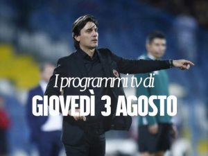 Film e programmi tv di stasera, giovedì 3 agosto