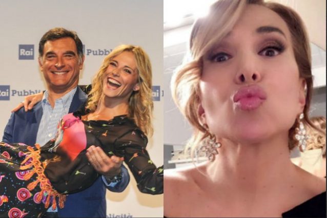 Timperi e Fialdini a sinistra, a destra Barbara d’Urso