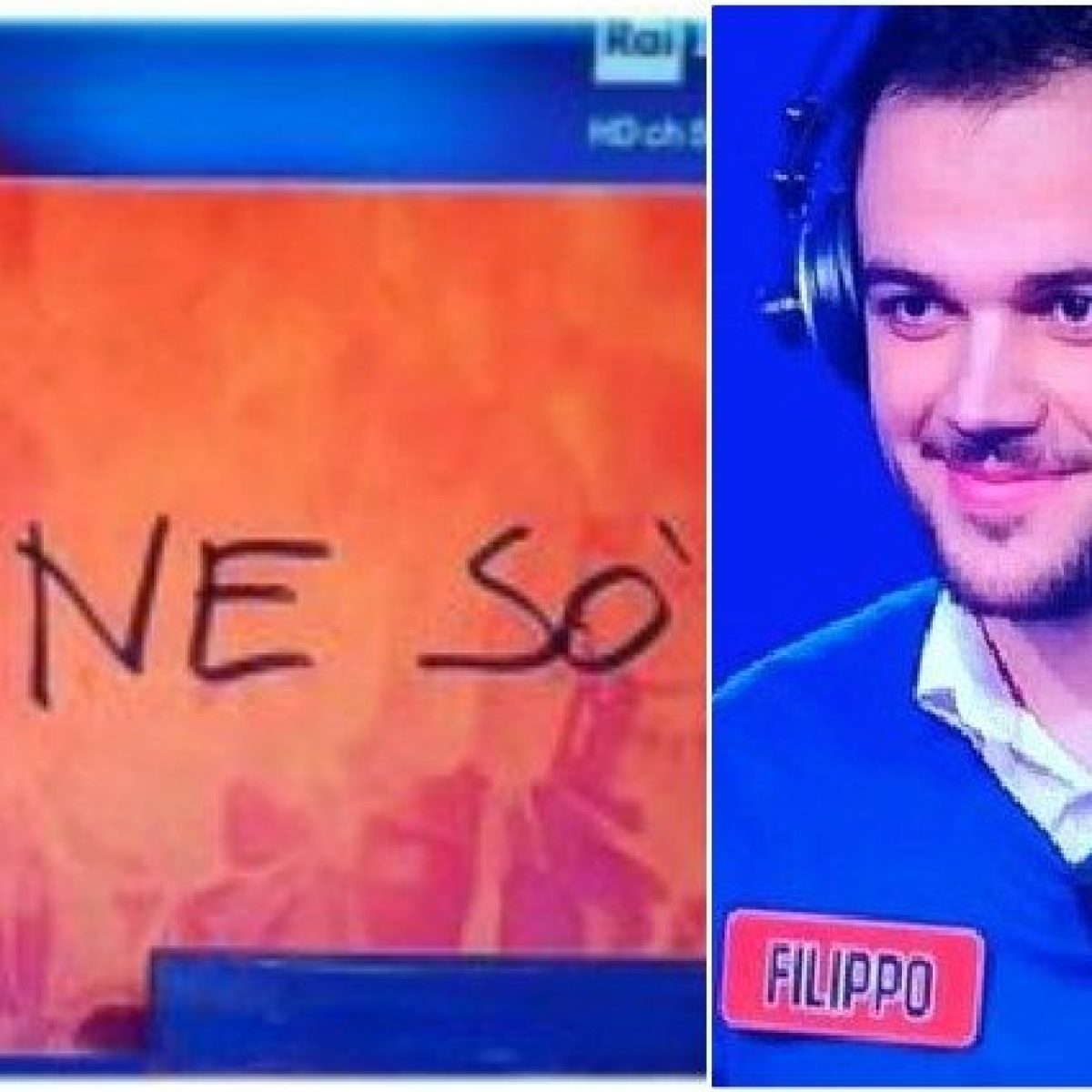 A Ne So Filippo Senzani Pezzi Campione De L Eredita Spiazza E Diverte Flavio Insinna