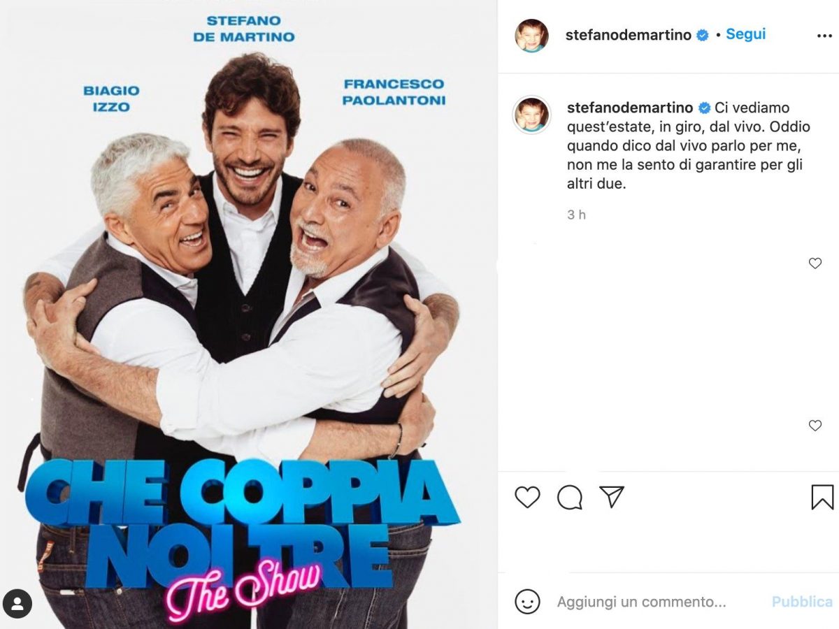 Che Coppia Noi Tre The Show Date
