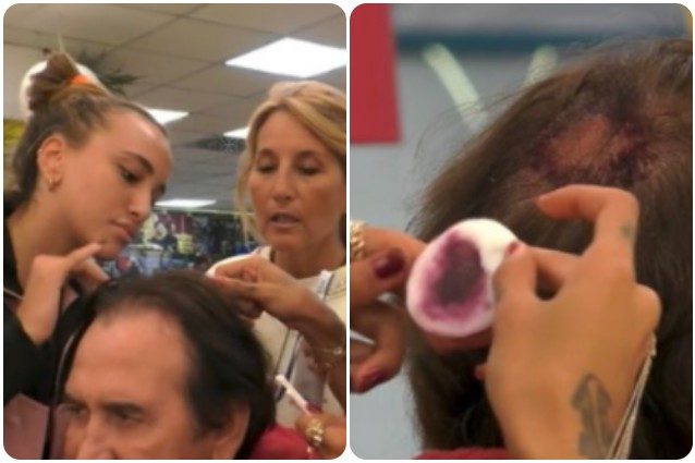 Francesca Cipriani Copre La Calvizie Di Giucas Casella Con Lo Smalto Toglierlo Diventa Un Problema