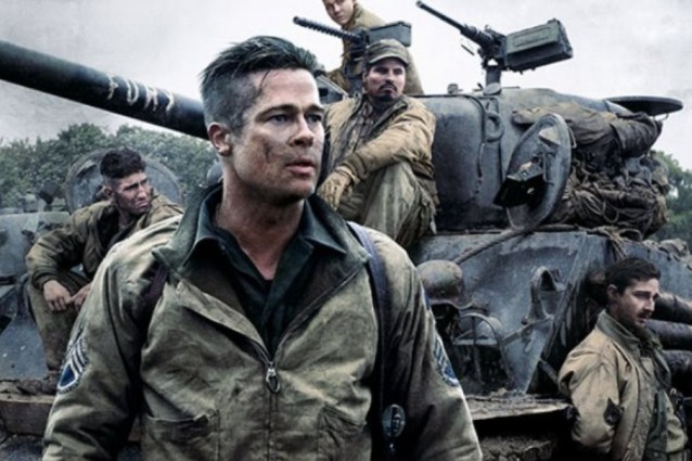 “Fury”, Brad Pitt nei panni del sergente americano Wardaddy