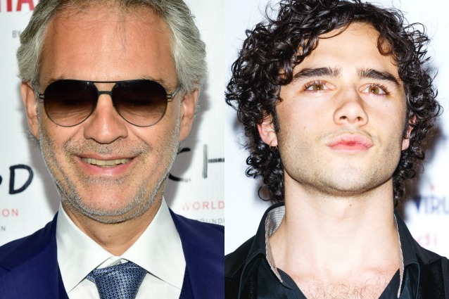Andrea Bocelli in un film sulla sua vita, lo impersona Toby Sebastian de Il Trono di Spade