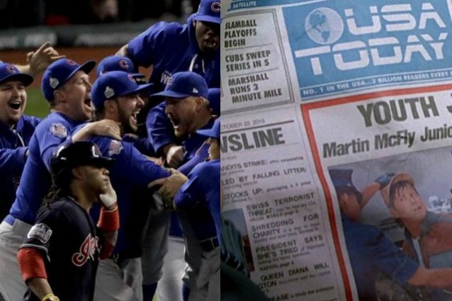 I Cubs vincono le World Series, "Ritorno al Futuro" lo aveva previsto 30 anni fa