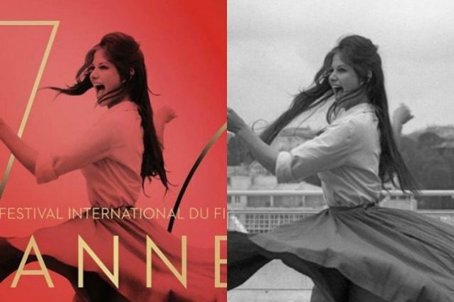 Claudia Cardinale ritoccata nel manifesto di Cannes, snelliti fianchi e cosce dell'attrice