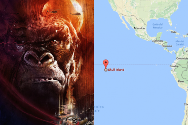 “Kong: Skull Island”, l’isola del film è ricercabile su Google Maps