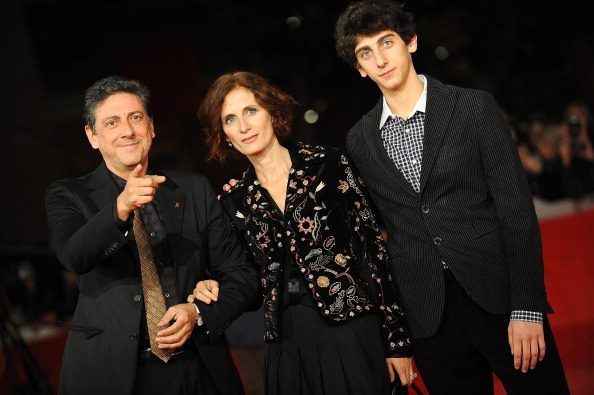 Pietro Castellitto con papà Sergio e mamma Margaret Mazzantini