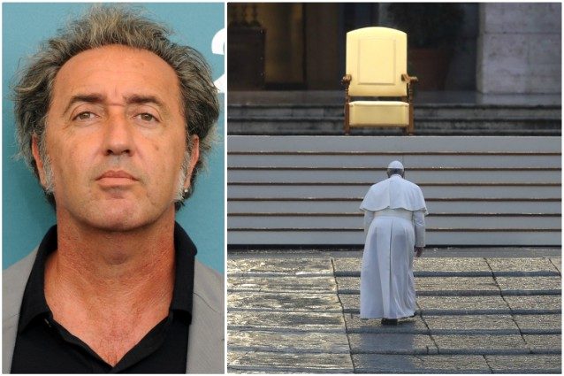 Paolo Sorrentino sul Papa solo a San Pietro: “Vaticano non ha bisogno di me, crea immagini potenti”