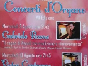Praia a Mare: concerti d'organo d'autore per un'estate culturale