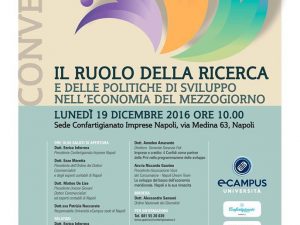eCampus, Confartigianato Napoli, AISEPS ed AVOC: tavola rotonda per il rilancio del Sud