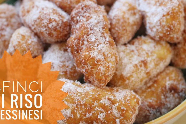 Sfinci di riso messinesi Ricetta Originale di San Giuseppe Crespelle di riso Dolce Tipico