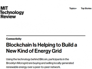 In principio era Bitcoin, ora è microgrid management