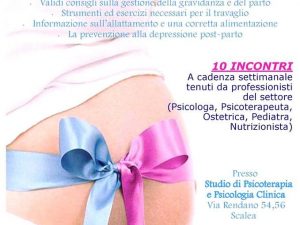 Corso pre–parto "In attesa di te" studio Falzarone – Rosa (Scalea)