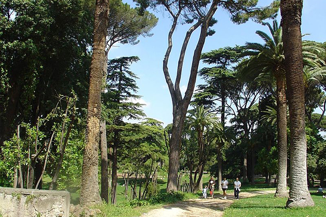 Panorama di Villa Celimontana (Wikipedia).