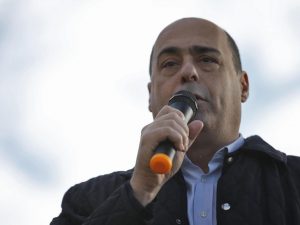 Nicola Zingaretti in visita ad Amatrice annuncia: "Mi ricandido a governare la Regione Lazio"
