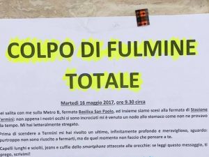 Colpo di fulmine sulla Metro B: "Mi hai stregato, voglio ritrovarti"