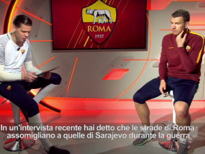 Anche Dzeko e Szczesny contro le buche di Roma: "Sembrano quelle di Sarajevo dopo le bombe"