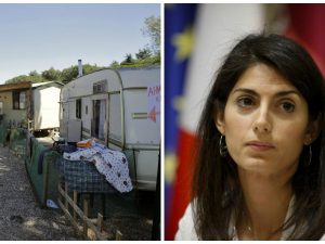 Raggi vuole chiudere i campi rom con i fondi europei, ma non dice che sono soldi reperiti da Marino