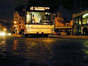 Bus notturno Atac a Roma